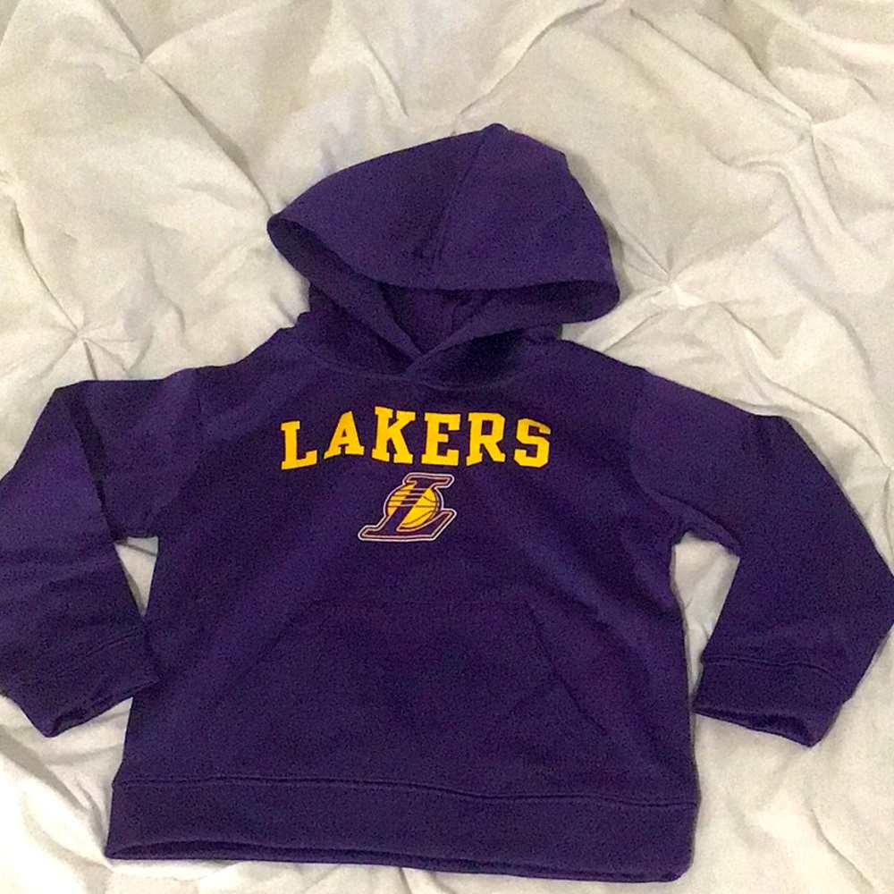 Kids purple Lakers hoodie